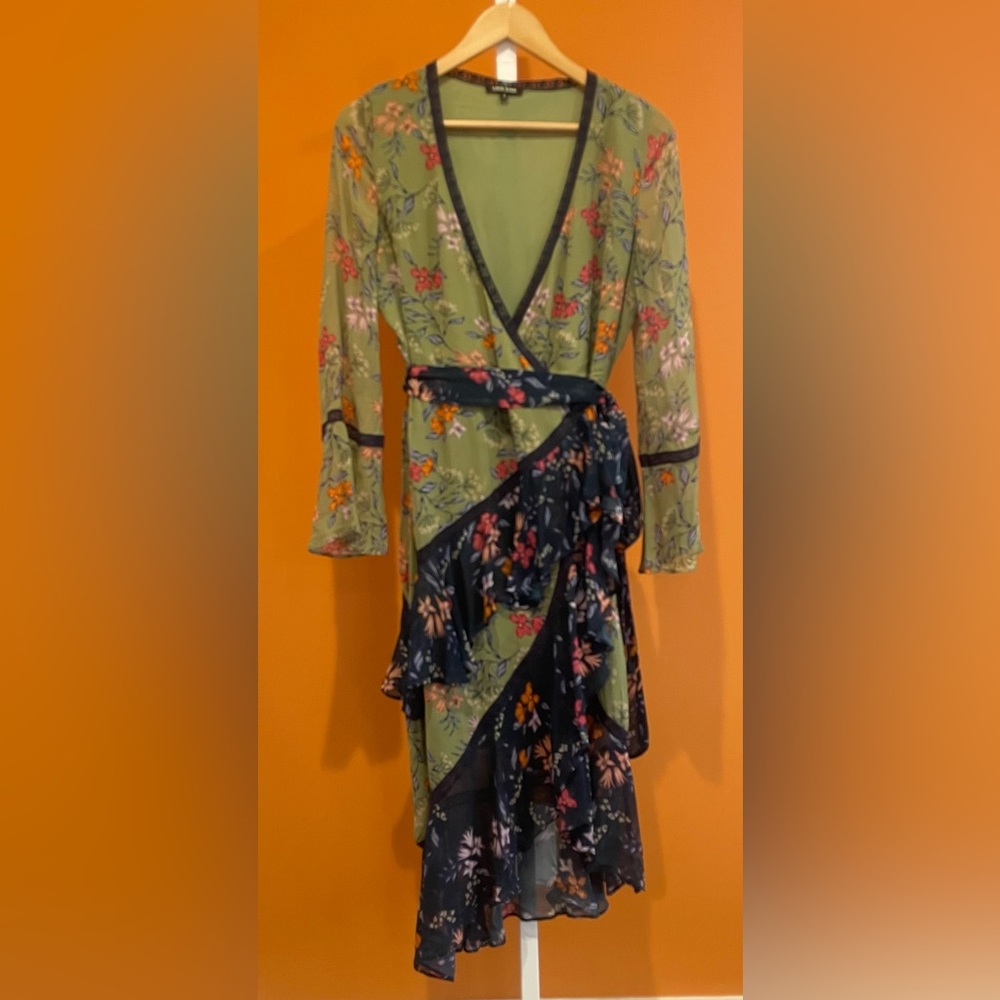 Anthropologie Love Sam tiered wrap dress small - Picture 13 of 13